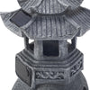 Pagoda Statues Outdoor Solar Powered Statue Zen Garden Lantern LED Garden Light