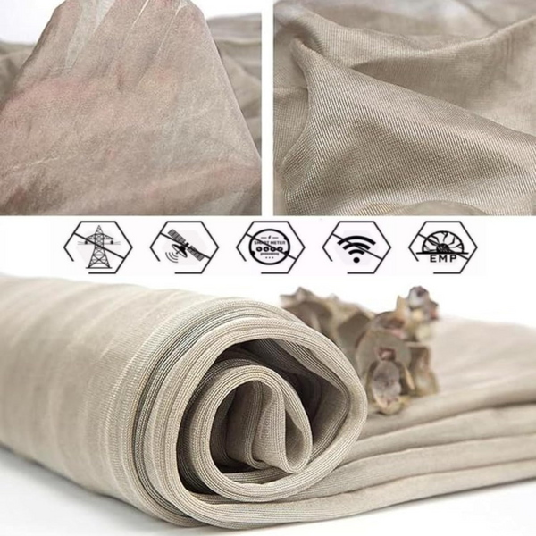 1X1.5M Signal Blocking Material RFID EMF Shielding Silver Fabric Faraday Cage AU