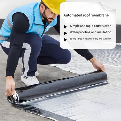 5m² Self-Adhesive Aluminium Roof Film with Strong Bitumen Adhesive For Sheds