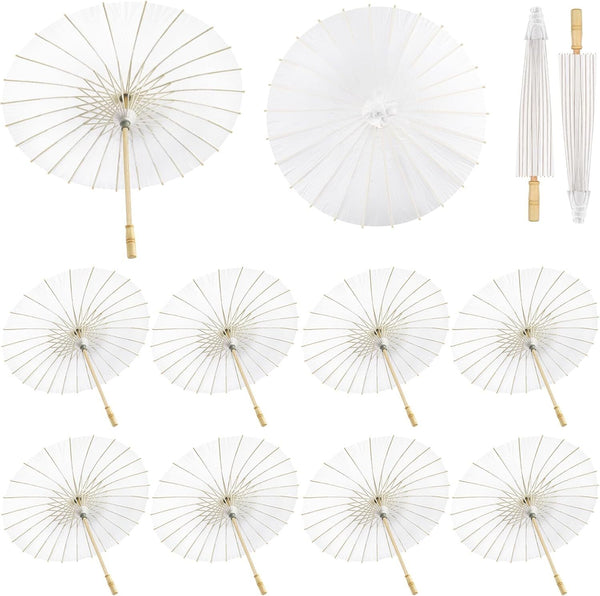 33 Inches Paper Umbrellas for Weddings DIY Painting Craft Decorative Umbrellas