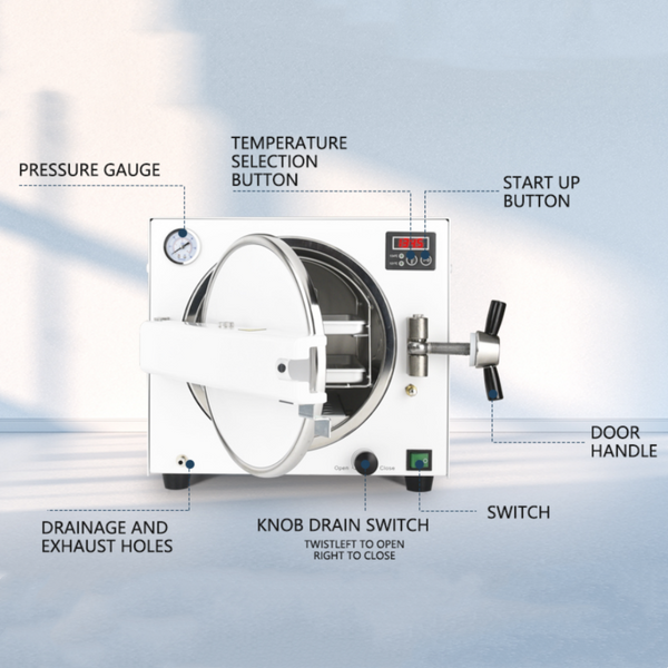 18L Autoclave Steam Sterilizer Lab Equipment High Temperature Steam Equipment