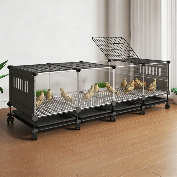 Quail Chicken Duck Coop Rabbit Hutch Large Hutches House Hen Run Cage Playpen