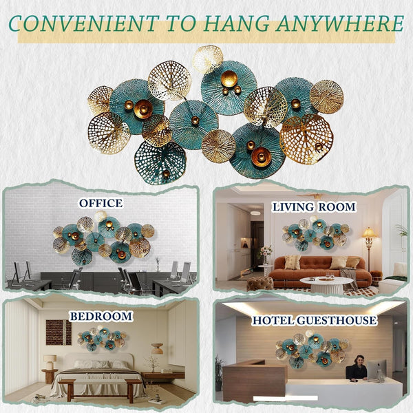 Simple Art Soft Decoration Wall Hanging Decor Bar Cafe Living Room 126X67cm