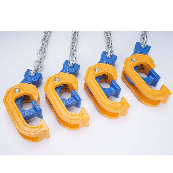 Drum Lifter Chain With Self-Locking Hook 4400 LBS Vertical Lift - 55 gallon drum