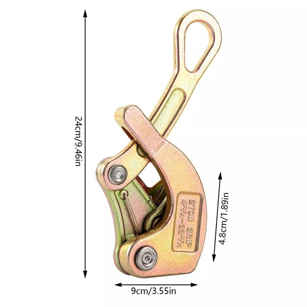 Cable Grip Wire Gripper Steel Cable Puller Tool for Wire Rope,Pulling 4408 Lbs