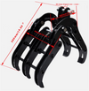 Excavator Attachment Soil Sieving Bucket Metal Wide Backhoe Rake for Mini Digger