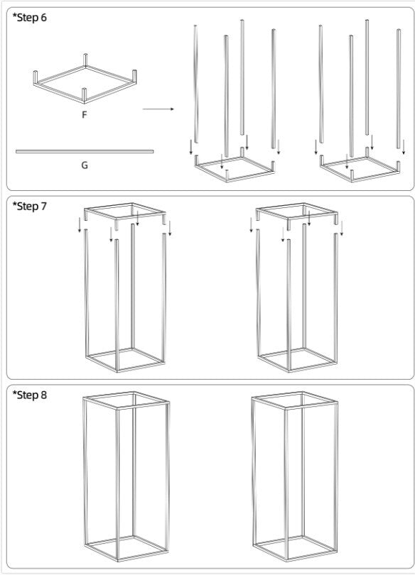 3x Metal Wedding Arch Backdrop Stand Wedding Ceremony Flower Holder Frame AU