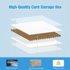 LPG Cardboard 3200ct Trading Card Storage Box with Lid for Tcg Mtg Sports Cards