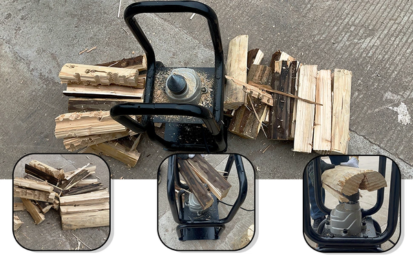 Durable Electric Log Splitter Wood  Heavy Duty Drill Bit Labor-saving Machine