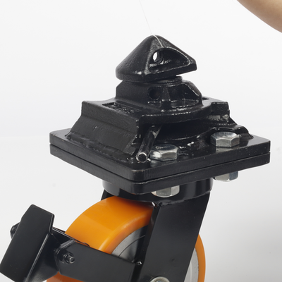 8" Super Heavy Duty ISO Shipping Container Caster Wheels With Directional Lock