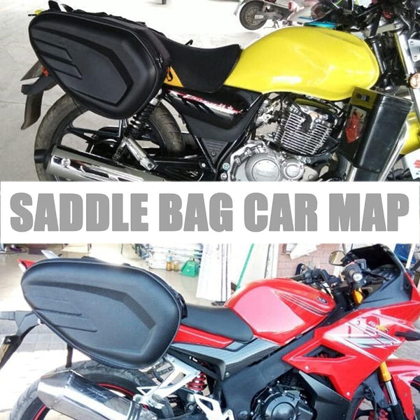 Pair Motorcycle Pannier Bags Luggage Saddlebags Side Bag 36-58L Large Capacity