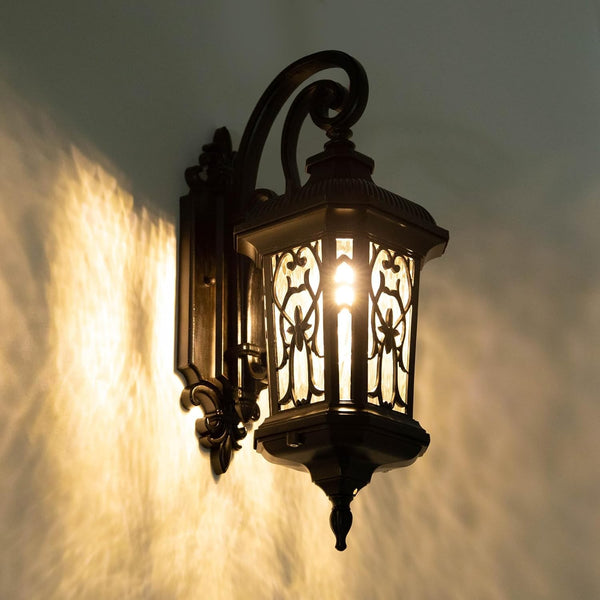 Garden Outdoor Wall Lamp Black Wall Sconce Hotel Wall Lights Balcony Wall Light