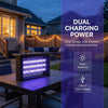 Solar USB Mosquito Killer Light Electronic Fly Bug Insect Zapper Trap Pest Lamp
