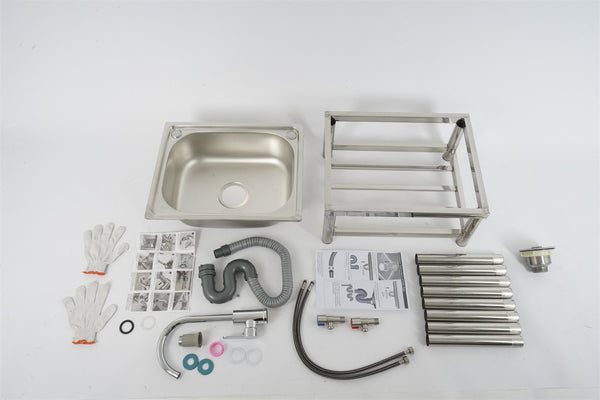 Utility Sink Free Standing Single Bowl Kitchen Sink Stainless Steel Sink AU
