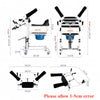 Lift Transfer Chair Patient Wheelchair+Assist Rise Lifter Hydraulic Lift Chair