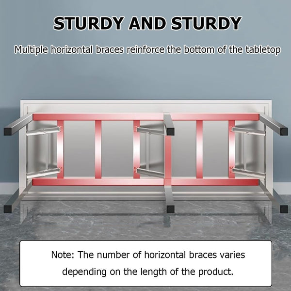 120CM Stainless Steel Folding Table Portable Camp Picnic Party Dining Table AU