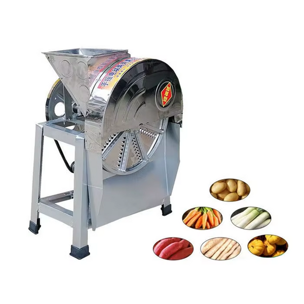 500kg/h Commercial Electric & Manual Cassava Slicer Potato Shallot Carrot Cutter