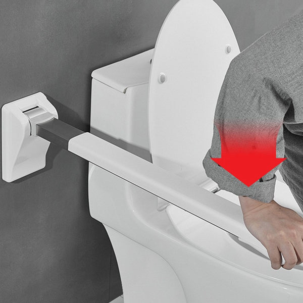 Toilet Grab Bar Foldable Flip Up Armrest Bars Elderly Non-Skid Safety Handrails