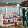 4/6 Hole Chicken Nesting Boxes Wall Mounted Metal Chicken Coop Laying Boxes AU