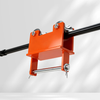 500KG Pipe Beam Trolley Manual Push Lifting Round Tube Sports Car For 50mm Pipe