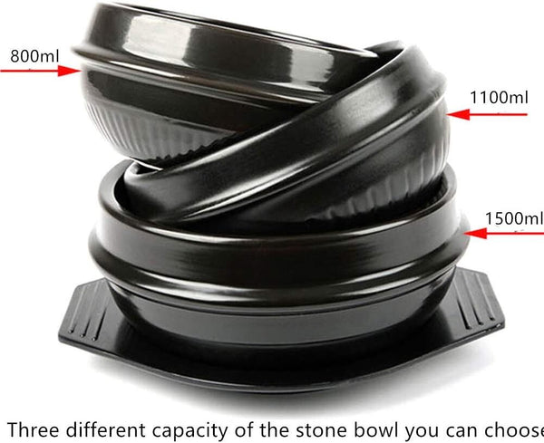 Korean Cooking Ceramic Stone Bowl Sizzling Hot Pot for Korean Food Bibimbap AU