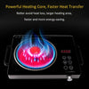 Electric Induction Cooktop Fast Touch Infrared Burner Portable Cooktop 2200W