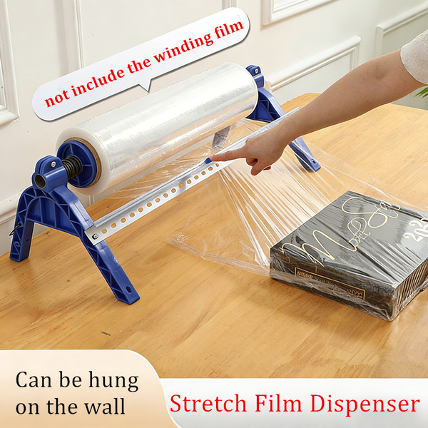 Stretch Film Wrap Dispenser Cling Film Plastic Wrap Dispenser with Cutter