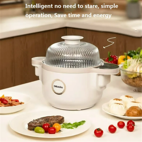 Electric Cooking Machine Household 3.5L Automatic Stir-frying Machine Non-Stick