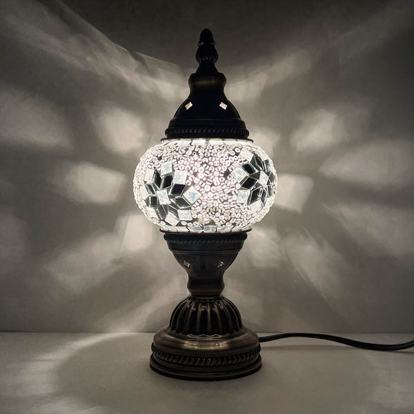 Handmade Turkish Mosaic Lamp Moroccan Glass Beside Lamp For Living Room Bedroom