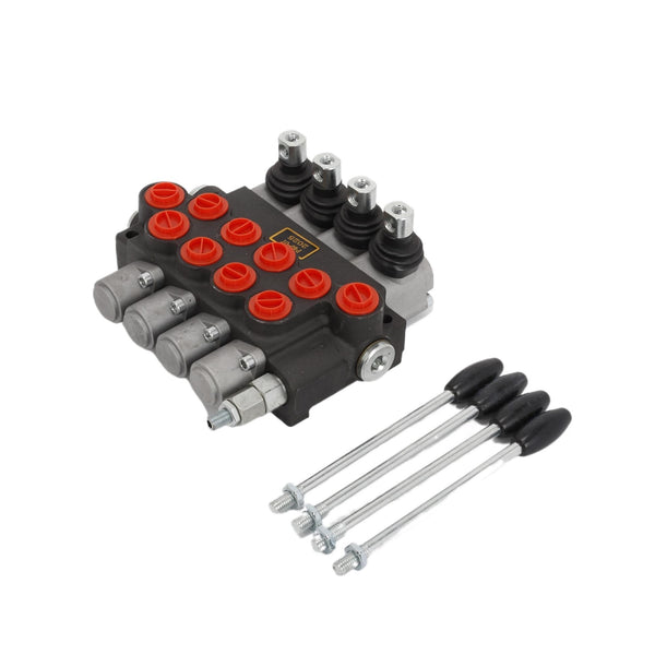 4 Spool P40 Tractor Loader Hydraulic Directional Control Valve With Joystick
