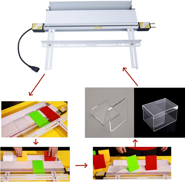 600mm Acrylic PVC Bending Machine with Infrared Ray Calibration Bender