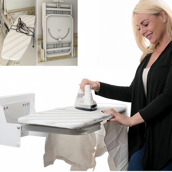 Wall Mounted Ironing Board 180° Swive Fold Away Ironing Board 37.4x11.8 inch