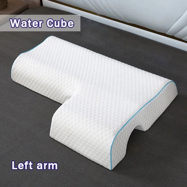 Cuddle Pillow for Individual/Couple Side Sleepers Ergonomic Pillow with Arm Hole