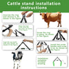 Heavy-Duty Cattle Lifter Triangular Support Stand Up Assist Tool 3306lb Capacity