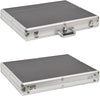 Trading Card Display Case Box Aluminum Glass Clear Locking Coin/Jewelry Storage