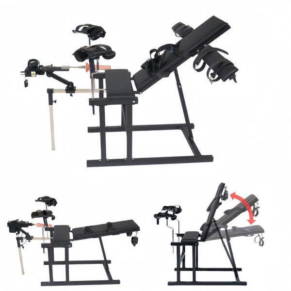 Bondage Training Chair Sex Machine Toy Sex Furniture Steel Frame Restraint Tool