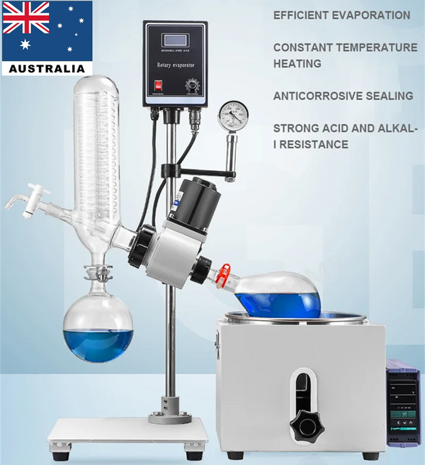 2L Rotary Evaporator Rotavapor Lab Machine Manual Auto Lifting Experimental Tool