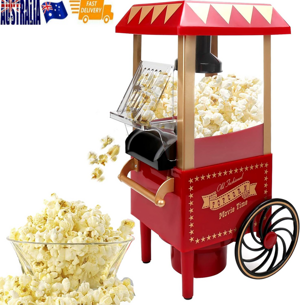 Hot Air Popcorn Popper Machine Theater Popcorn Maker 1200W Home Electric AU Plug