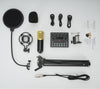 BM800 Home Studio Recording Kit Condenser Microphone Set w/Adjustable Stand
