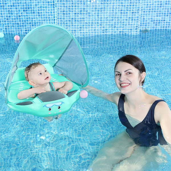 Baby Swim Float Mambobaby Baby Float Anti-rollover Protection Non-inflatable