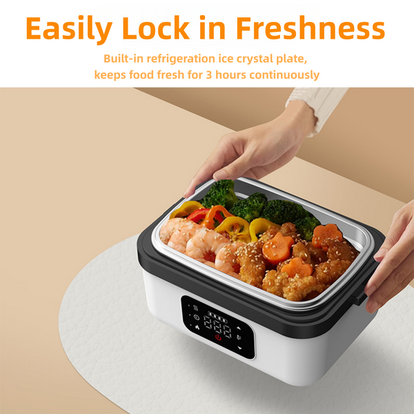 Electric Heated Lunch Box Heating Hot Travel Bento Food Warmer Travel Lunch Box