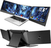 Laptop Screen Extender Triple-fold 11.6 In FHD 1080P Portable Monitor Extended