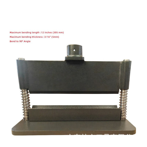 12" Press Brake Attachment For Standard 12/20 Ton Hydraulic Shop Press Machine