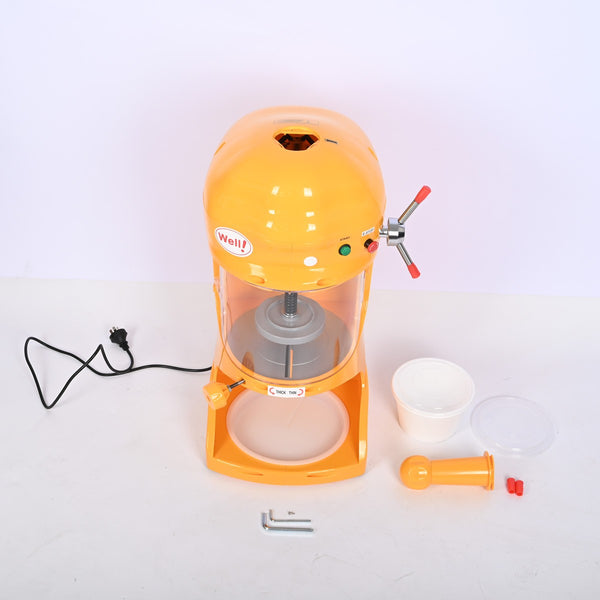 350W Ice Shaver Machine 90kgs/h Snow Cone Machine Commercial Shaved Ice Machine