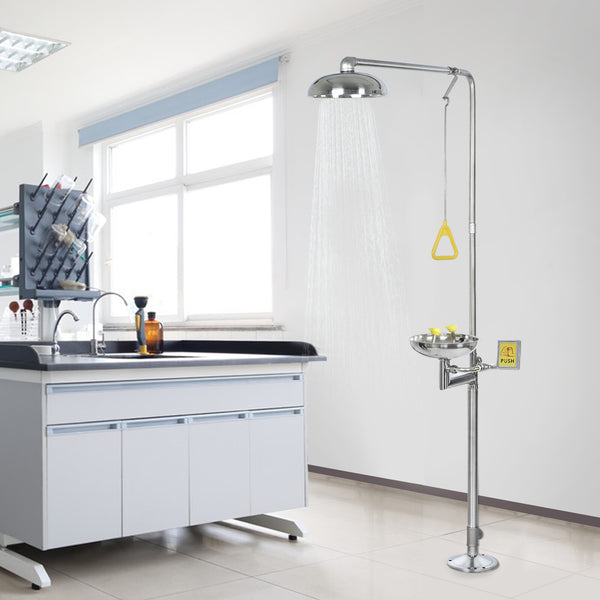 2 In 1 Emergency Eye Wash Shower Station Combination Washer Station First Aid