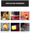 15KW High Frequency Induction Heating Furnace 30-100khz Heater Furnace 220V AU