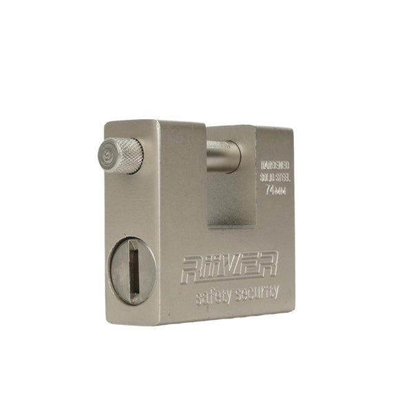 High Security Shipping Container Lock Box + Pad Lock Set 5 Keys Trailer Lock Box