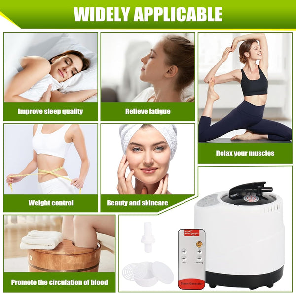 4.2L Sauna Machine Portable Sauna Steamer Pot For Spa Tent Fumigation Machine