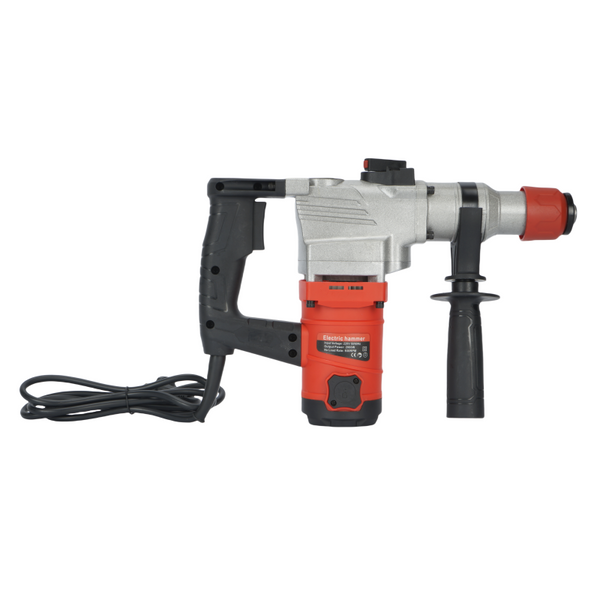 Electric Rotary Hammer Drill Demolition Jack Hammer Kit With Chisels Drill+SDS