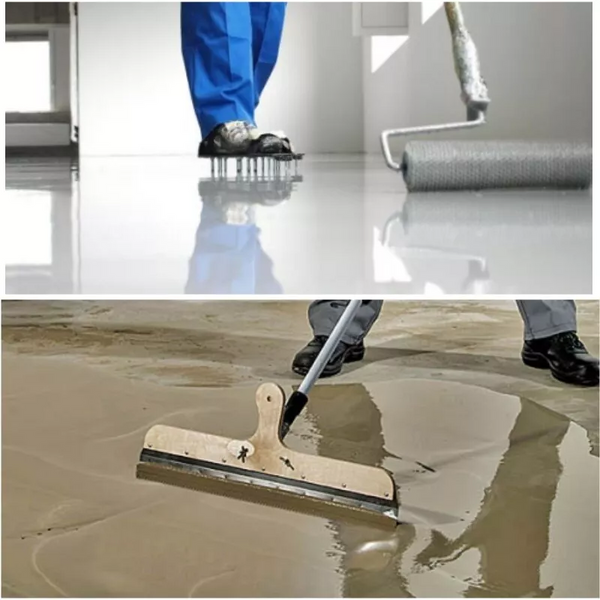 Cement Self-leveling 3 Kit Construction Tools Set of Epoxy Flooring Paint Roller